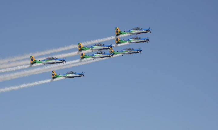 Aeroporto de Joinville será base operacional da Esquadrilha da Fumaça durante apresentações em Santa Catarina