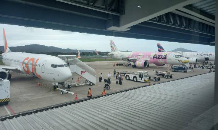 Aeroporto de Navegantes cresce 6% no primeiro trimestre de 2026