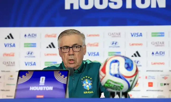 Ancelotti omite escalação do Brasil na véspera do duelo contra o Japão