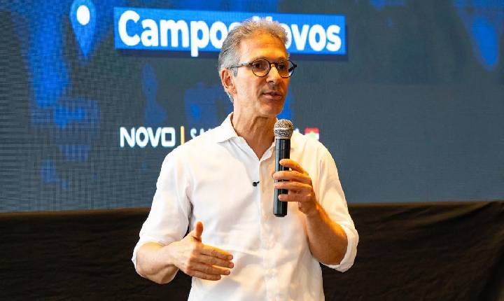 Após chamar Santa Catarina de referência, pré-candidato à Presidência Romeu Zema volta ao estado e amplia agenda em polos estratégicos