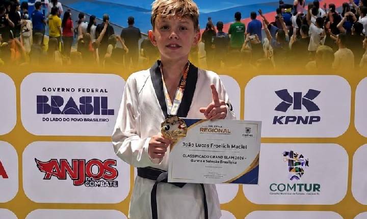 Atleta de Itapema conquista ouro no Sul-Brasileiro de Taekwondo