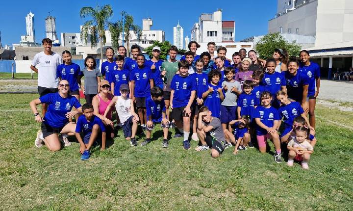 Atletas do Sub-12 e Sub-14 irão representar Balneário Camboriú no Festival Catarinense de Atletismo