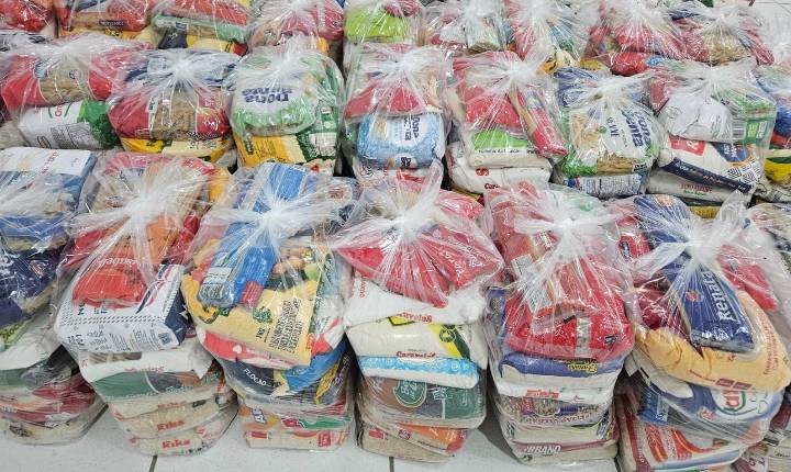 Balneário Camboriú: Parceria com Mirage Circus resulta em 591 kits alimentícios