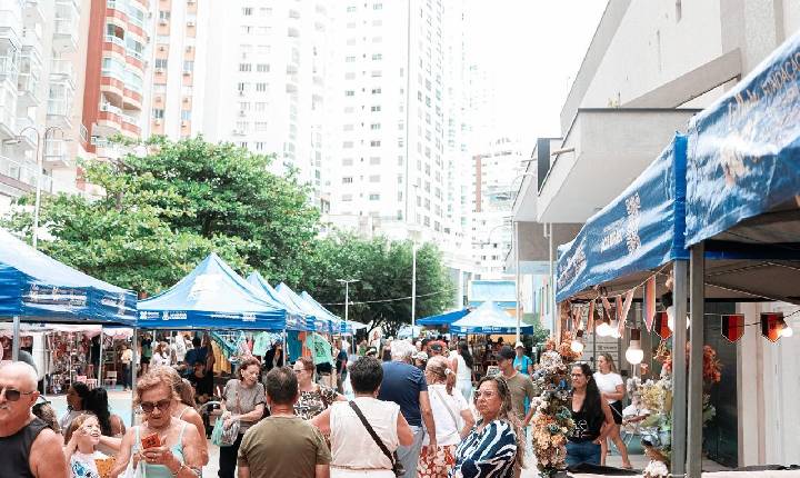 Balneário Camboriú terá feira no Centro e no Bairro da Barra neste fim de semana