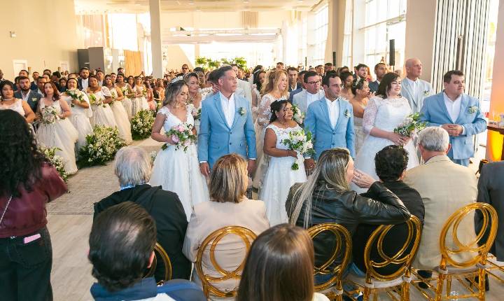 BC 62 anos: Município promove casamento coletivo