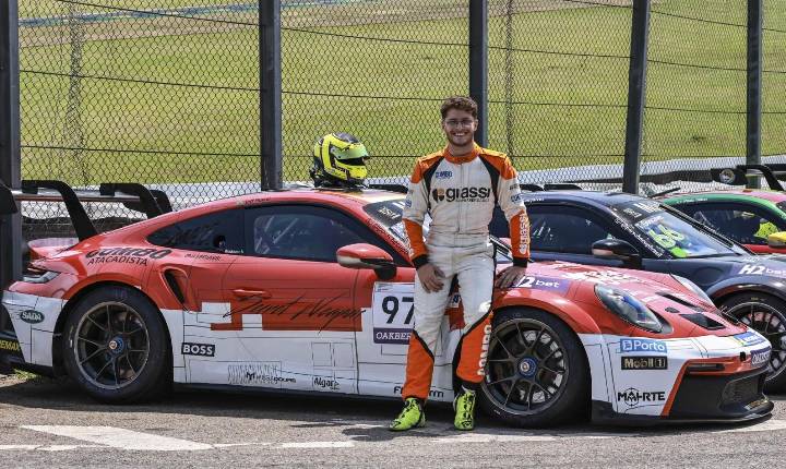 Catarinense Jeff Giassi disputa a Porsche Cup Brasil, que abre a Fórmula 1 em Interlagos