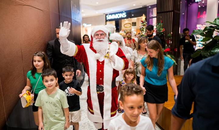 Chegada do Papai Noel está programada para o dia 1º de novembro no Balneário Shopping