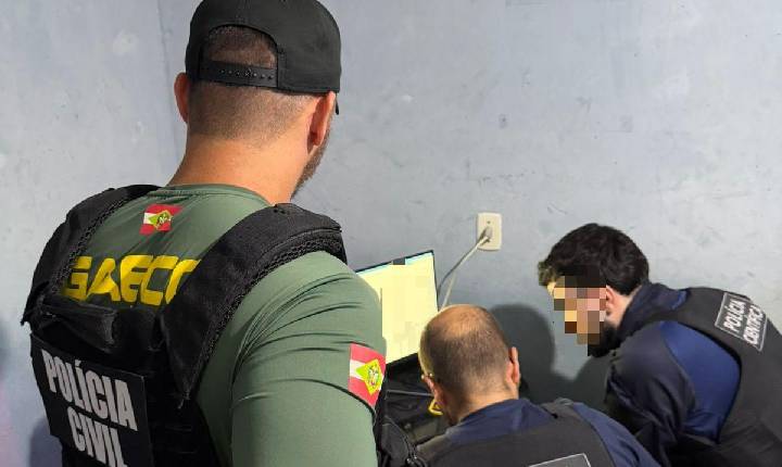 CyberGAECO deflagra a operação para investigar crimes de produção, armazenamento e compartilhamento de imagens de abuso sexual infantil em Balneário Camboriú