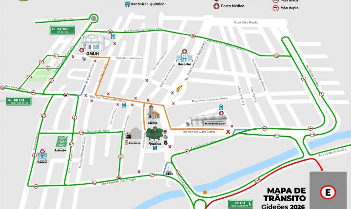 DEMUTRAN define alterações no trânsito para o Congresso dos Gideões 2026
