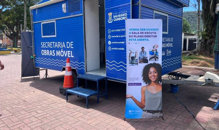 Escuta Móvel do Plano Diretor de Balneário Camboriú estará no Centro na manhã deste sábado