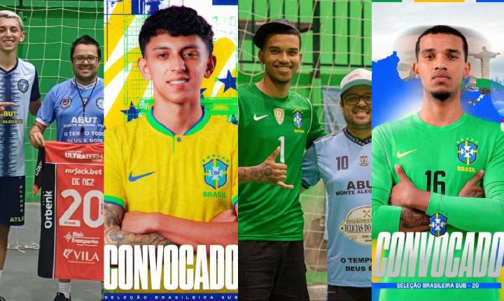 Ex-atletas de Camboriú são convocados para a Seleção Brasileira Sub-20 de Futsal