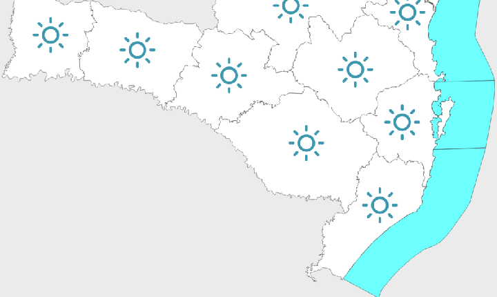 Instabilidade e chuva em Santa Catarina nos próximos dias