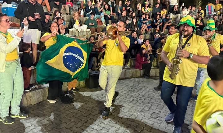 Jogo do Brasil x Haiti será transmitido no telão na Praça da Paz em Itapema