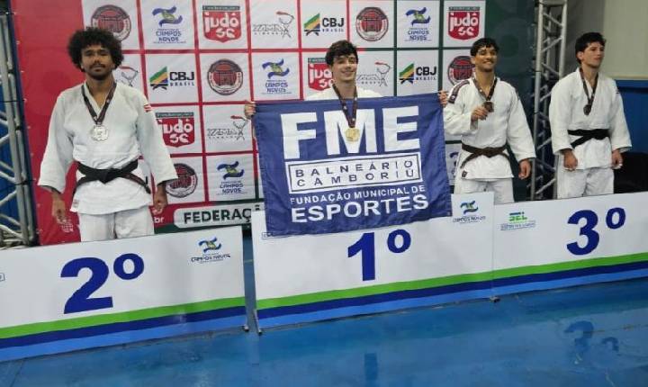 Judocas da FME de Balneário Camboriú conquistam pódios no Campeonato Estadual e na Copa Campos Novos