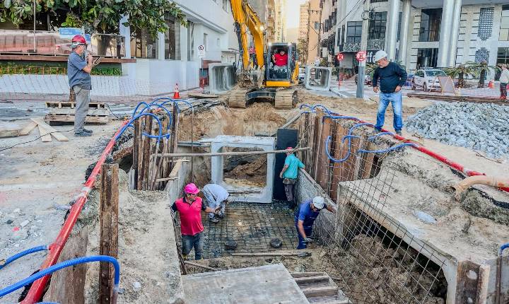 Macrodrenagem: entenda as intervenções em ruas de Balneário Camboriú