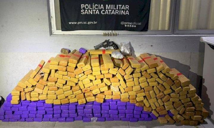 Mais de uma tonelada de maconha é apreendida em diferentes regiões do Estado no fim de semana  