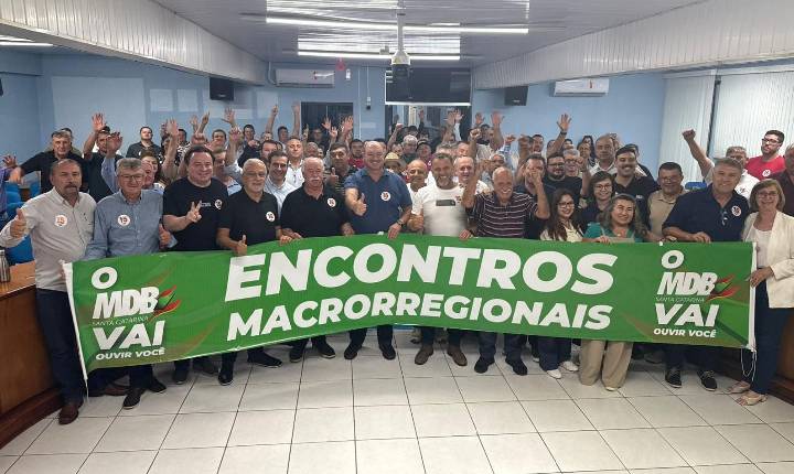 MDB amplia pressão por candidatura própria e Oeste vira palco do “15 na urna”