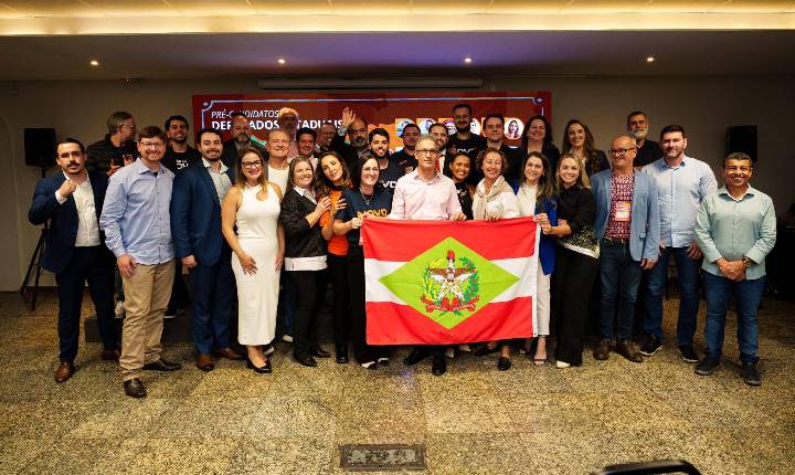 NOVO reúne lideranças e pré-candidatos em Santa Catarina com presença de Romeu Zema