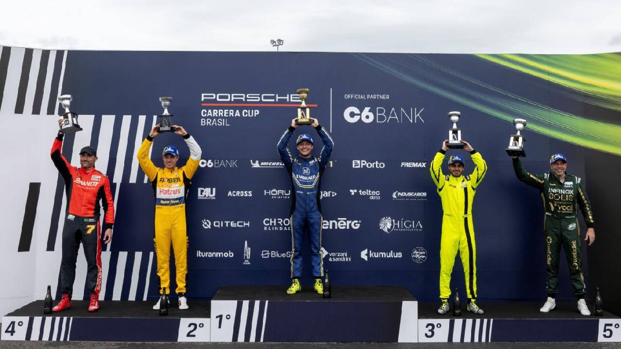 Piloto catarinense e morador de Balneário Camboriú Jeff Giassi é o grande vencedor da prova de Le Mans, na França