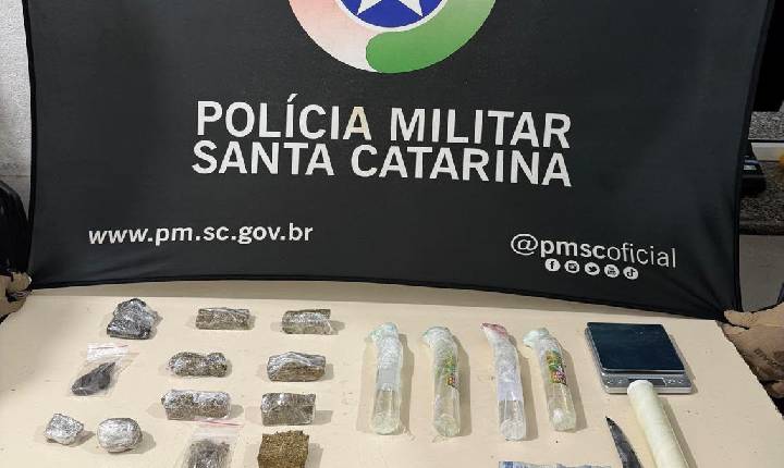 Polícia Militar prende homem por tráfico de drogas em Porto Belo