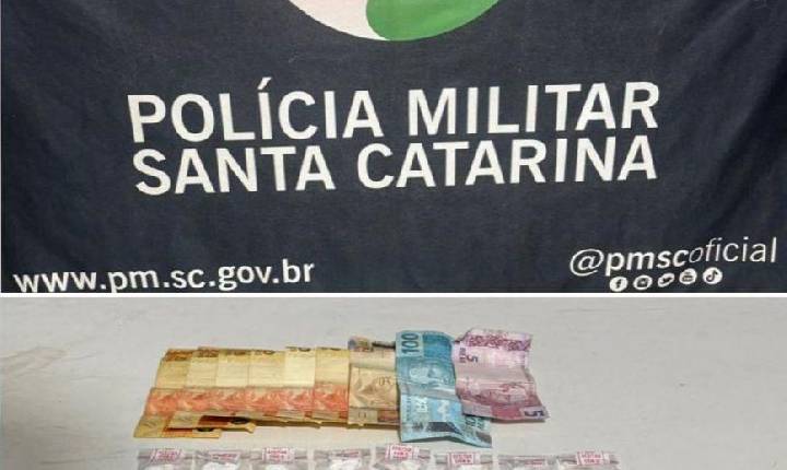 Polícia Militar prende homem por tráfico de drogas no bairro Cordeiros, em Itajaí