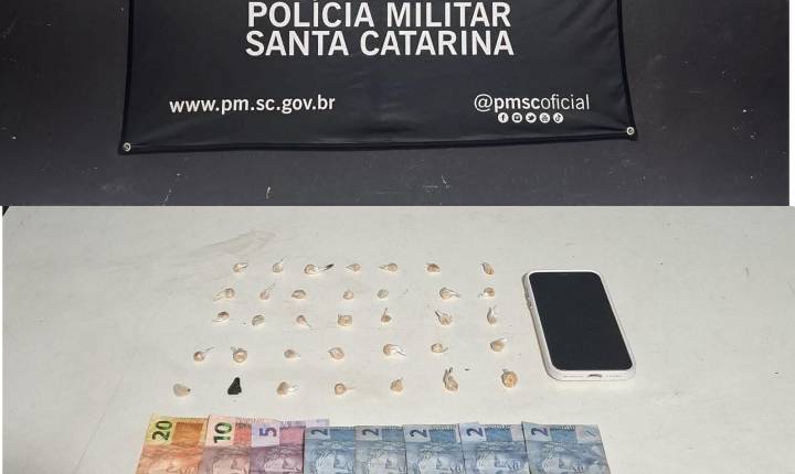 Polícia Militar prende jupla por tráfico de drogas e corrupção de menor no bairro Cordeiros