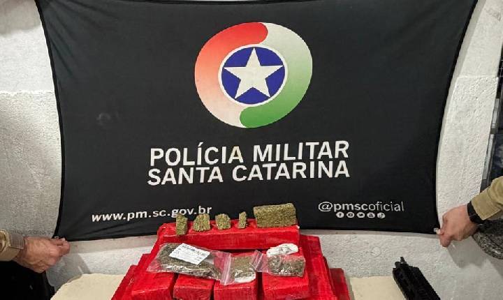 Polícia Militar prende suspeito de tráfico e apreende quase 20 quilos de maconha