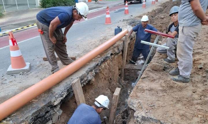 Praia 100% Limpa segue com intervenções na Avenida Brasil