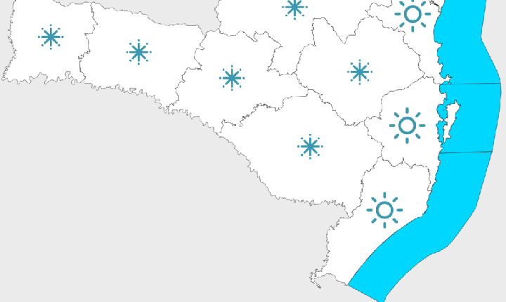 Sol, frio e mudança no tempo no fim de semana