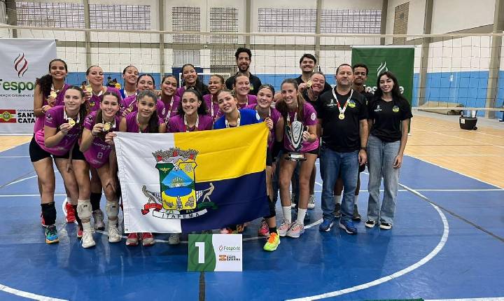 Vôlei de Itapema brilha nos Joguinhos Abertos de Santa Catarina