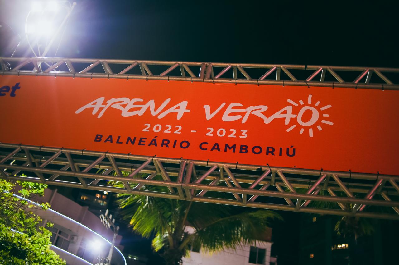 Arena Verão movimenta Pontal Norte de Balneário Camboriú
