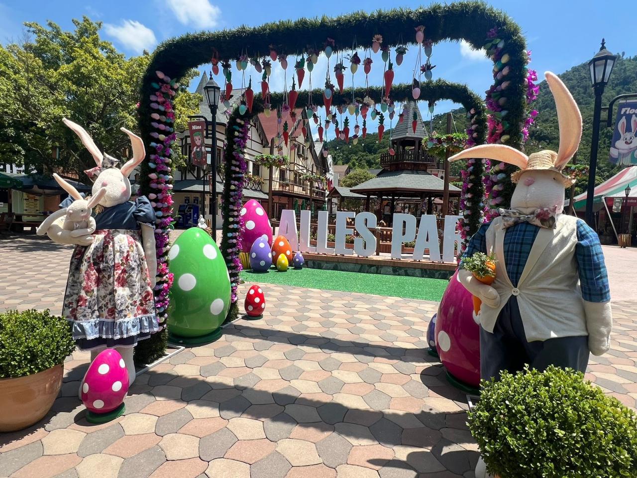 Tradições alemãs na celebração da Páscoa no Alles Park