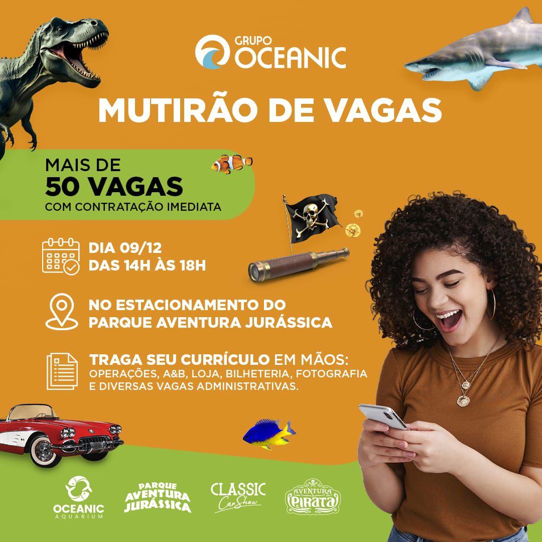 Mutirão na próxima segunda-feira (9) com mais de 50 vagas para contratação imediata.