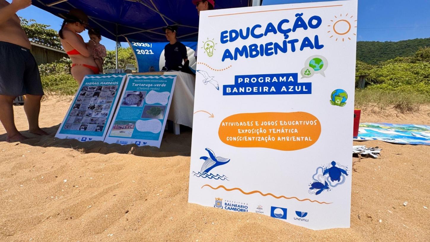 Balneário Camboriú realizou primeira ação de educação ambiental do ano