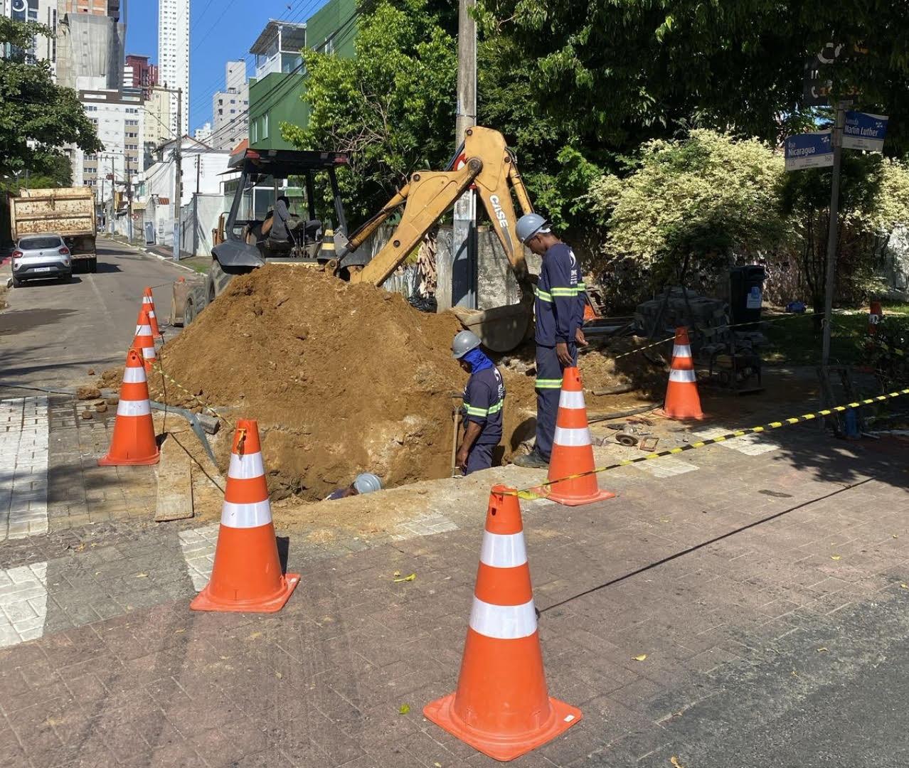 Obras de interligação de rede de água seguem no Bairro das Nações na próxima semana