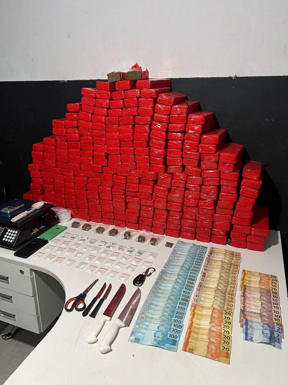 Polícia Militar apreende mais de 171 quilos de maconha