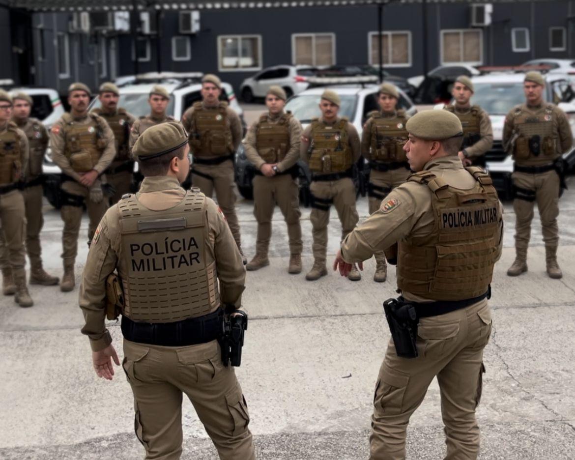 Polícia Militar realiza operação em Camboriú nesta quarta-feira
