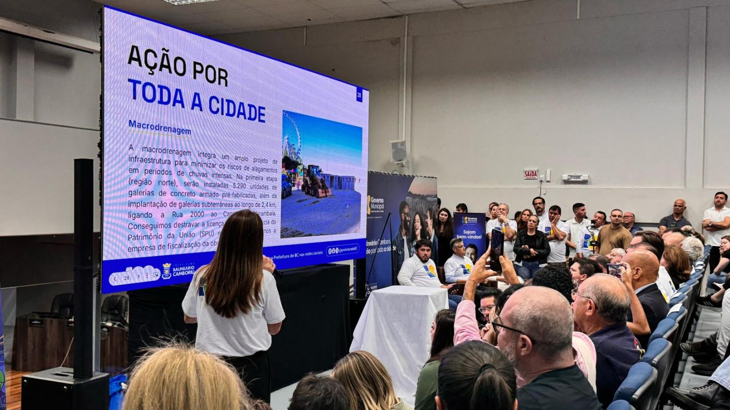 Apresentação dos 100 dias destacou as principais ações e desafios do governo