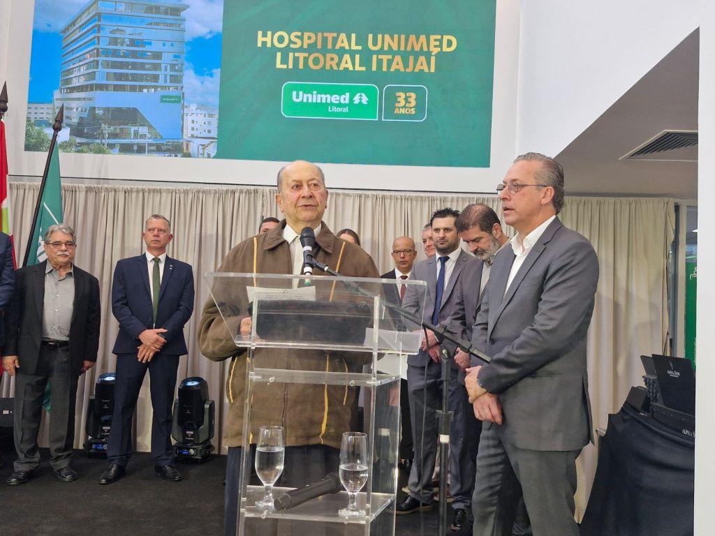 Unimed Litoral inaugura hospital em Itajaí no dia em que a cidade completou 165 anos