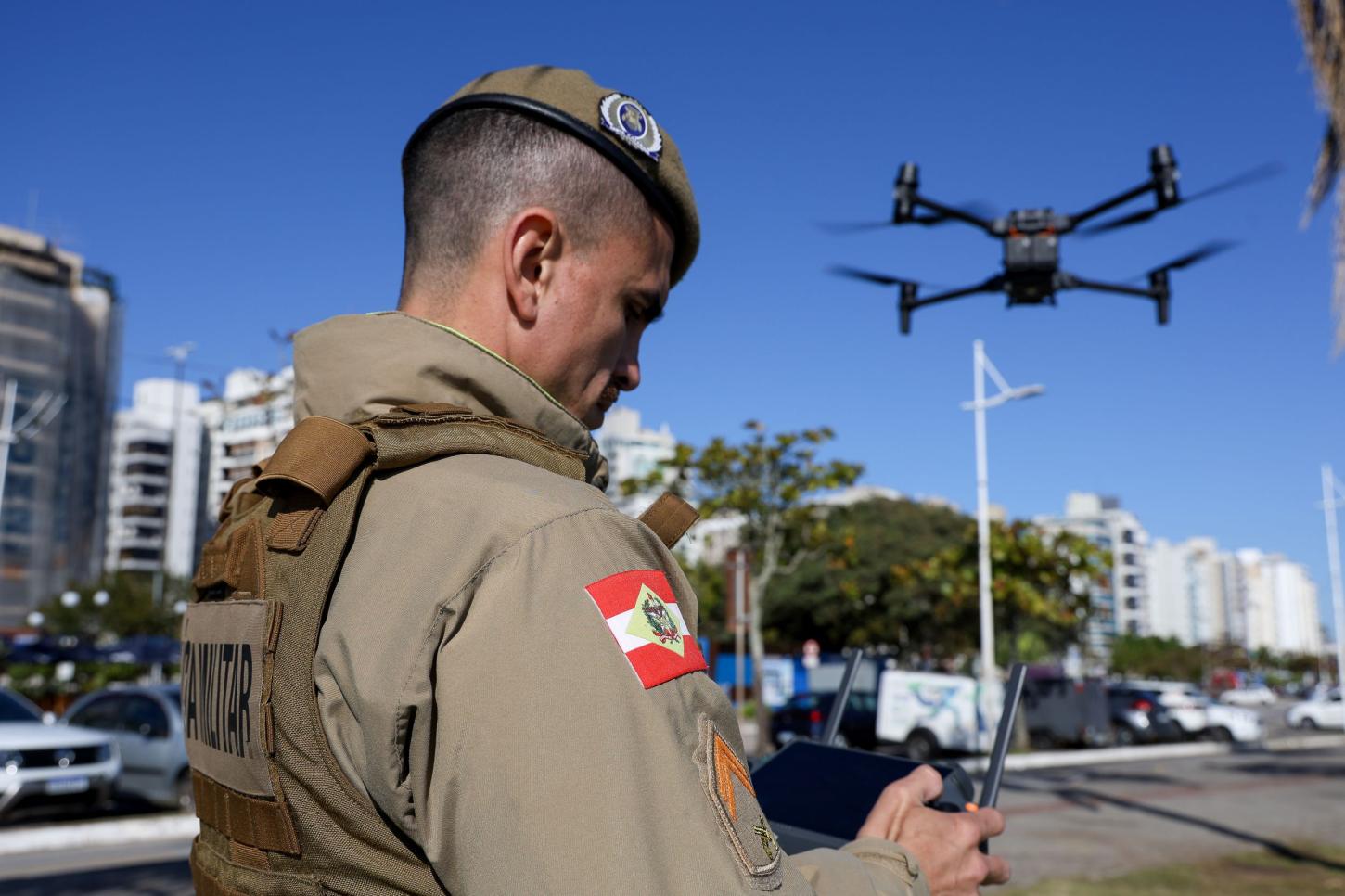 Estado mais seguro do país: testes de reconhecimento facial em eventos ganham reforço de drones
