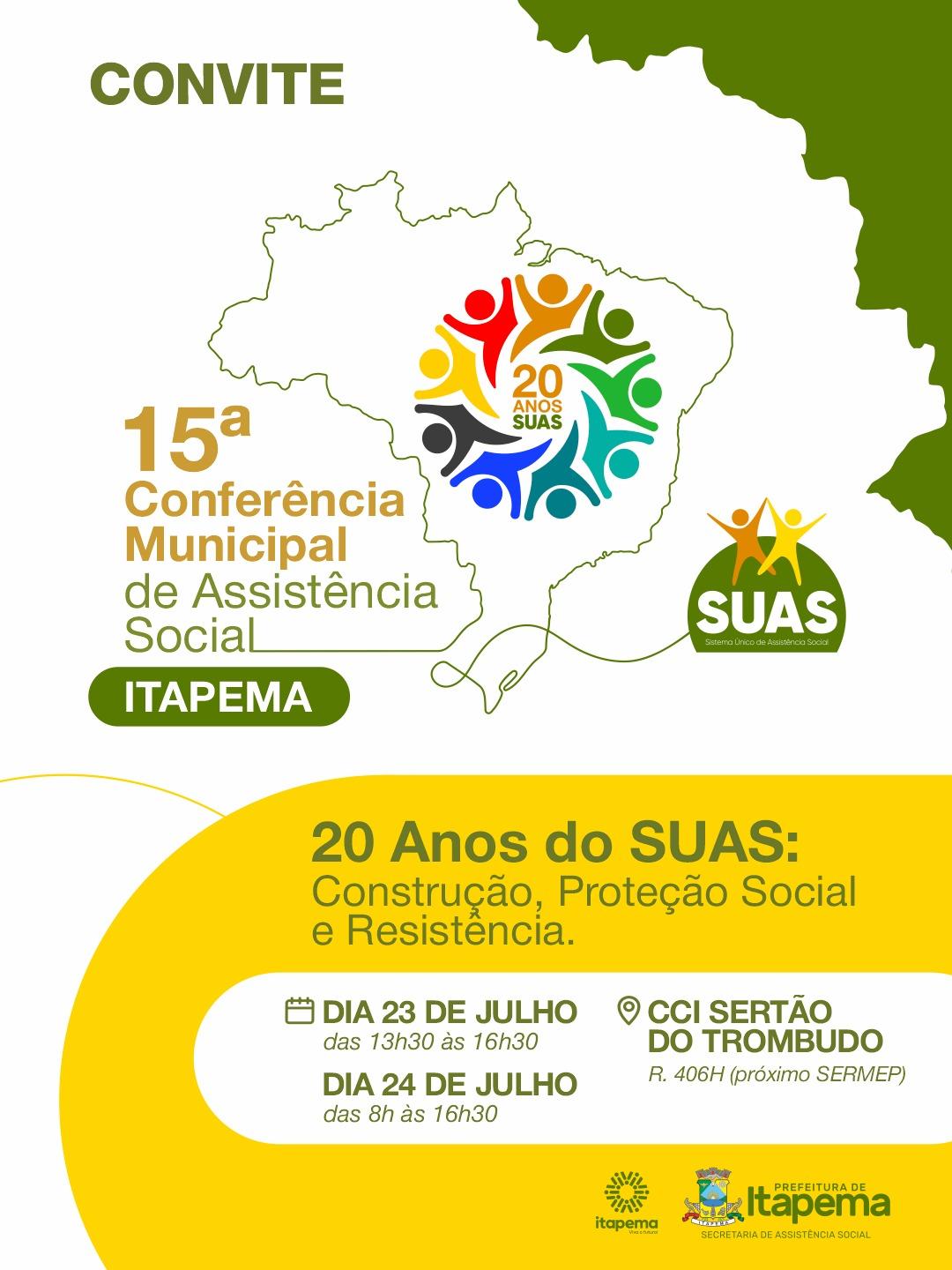 Itapema realiza Conferência Municipal de Assistência Social hoje e amanhã