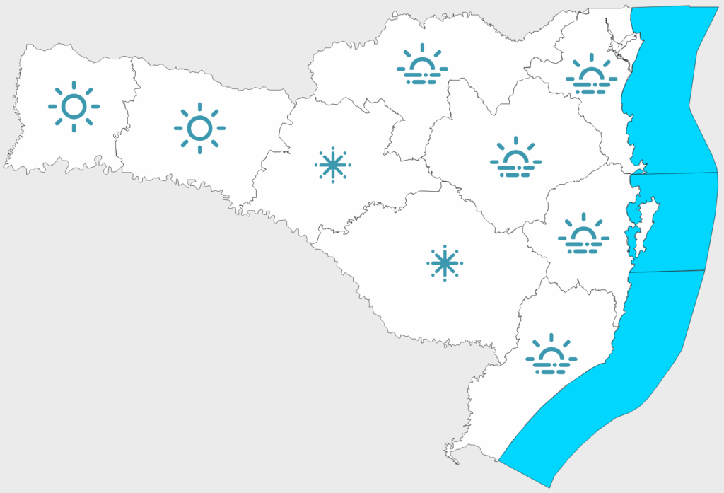 Tempo seco: dias de sol e grande amplitude térmica