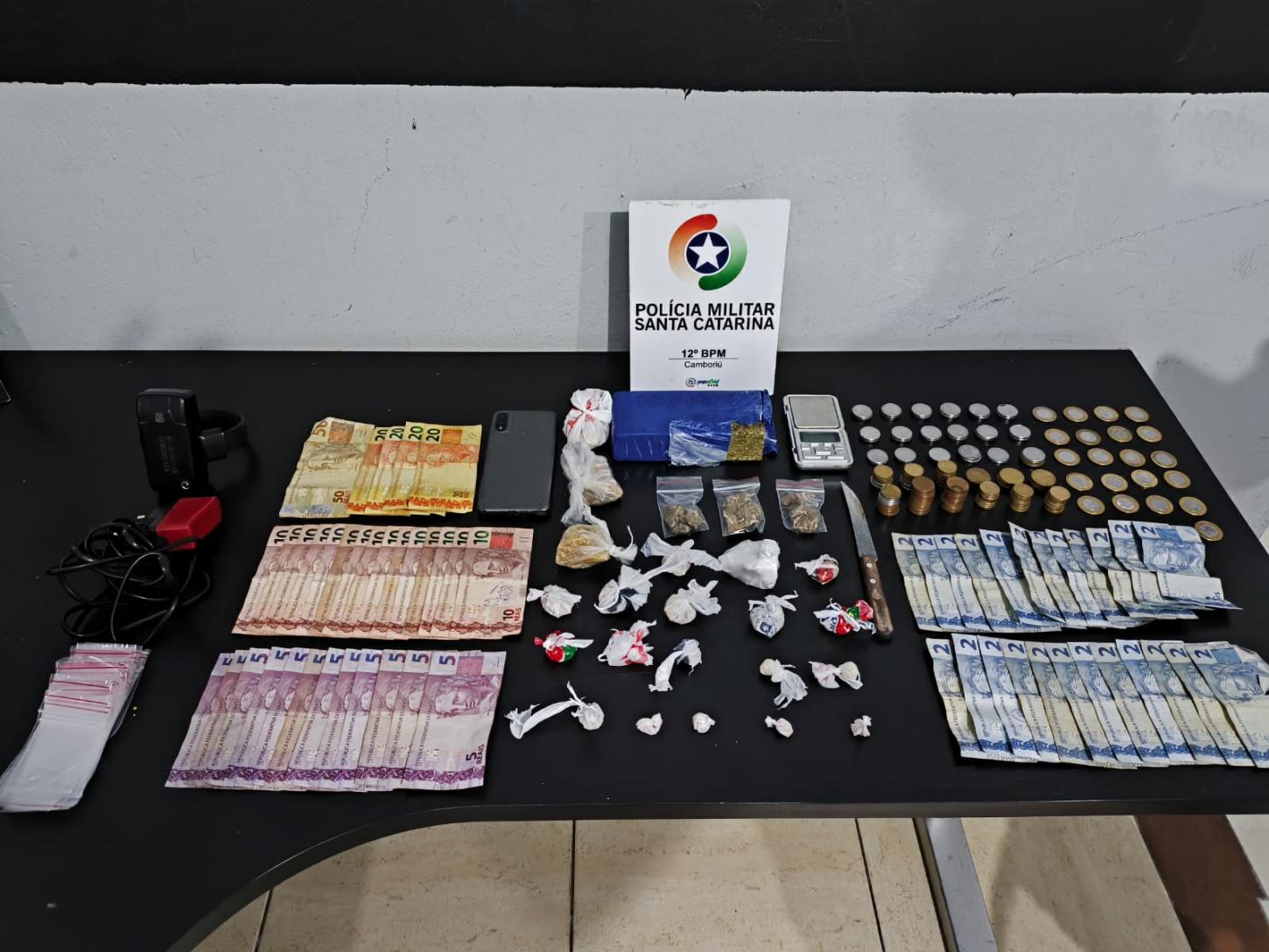 Traficante de drogas é preso em Camboriú com tornozeleira eletrônica rompida