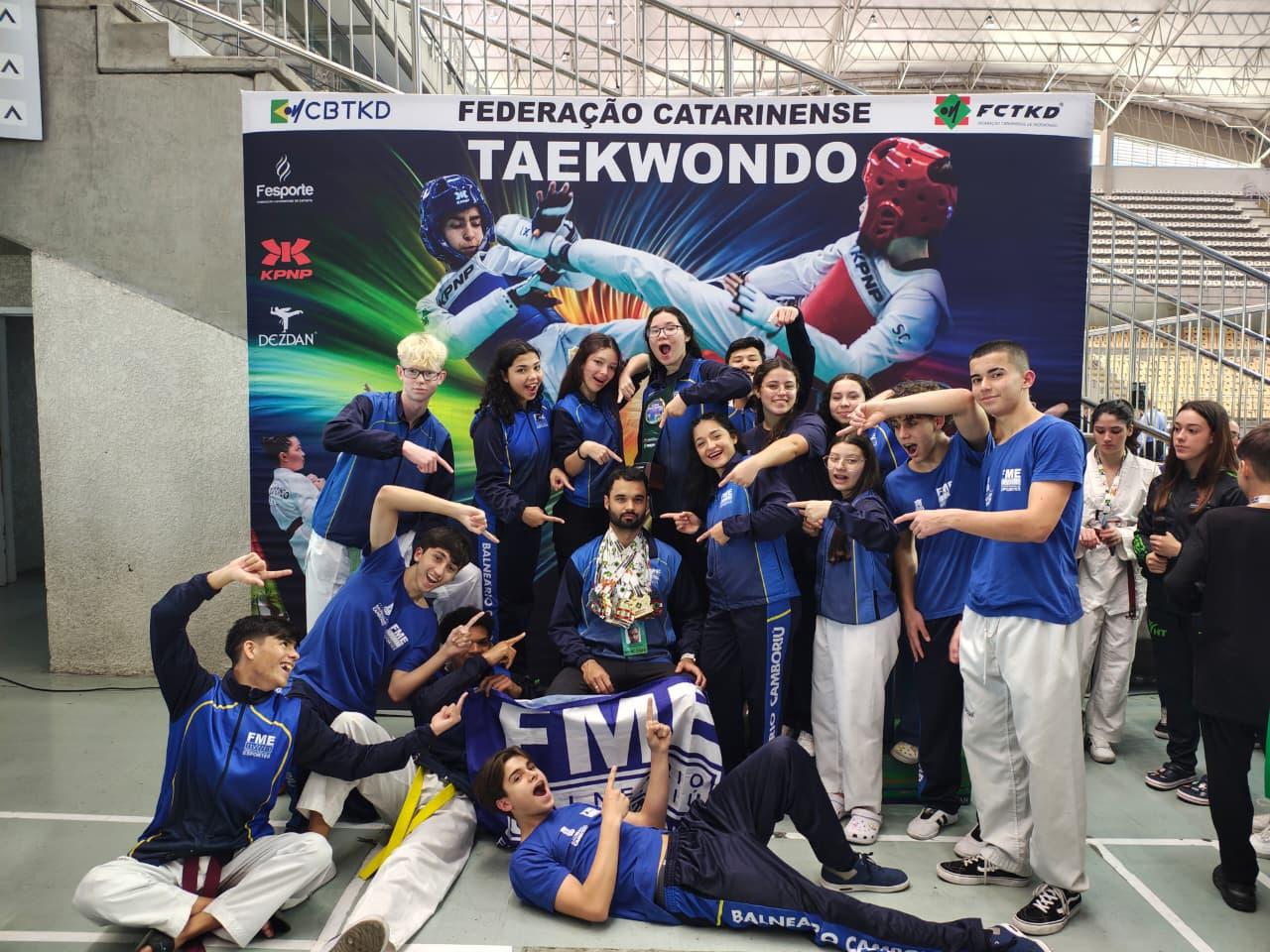 Balneário Camboriú é destaque na Copa SC de Taekwondo