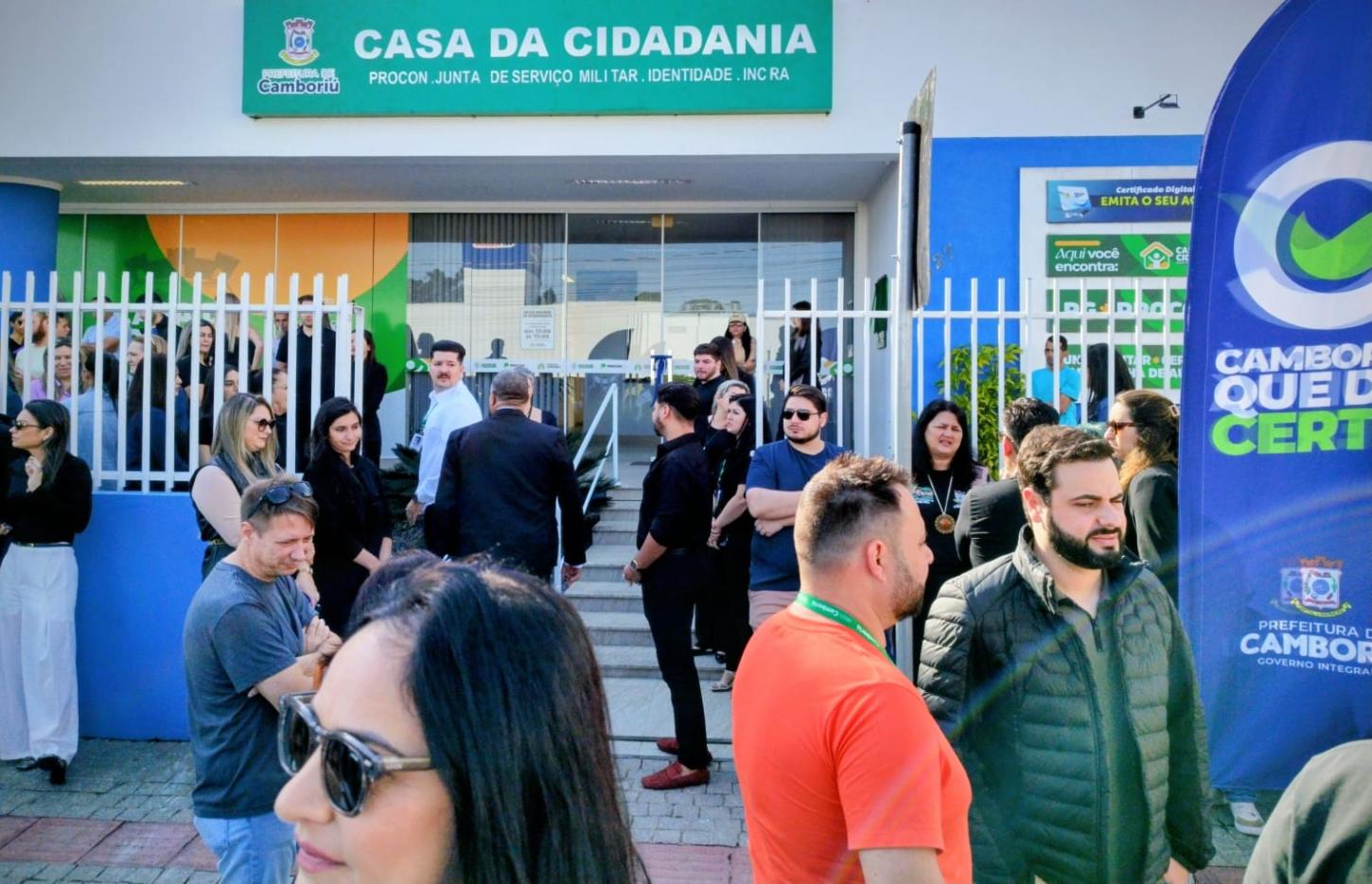 Casa da Cidadania de Camboriú inaugura novo endereço no centro da cidade