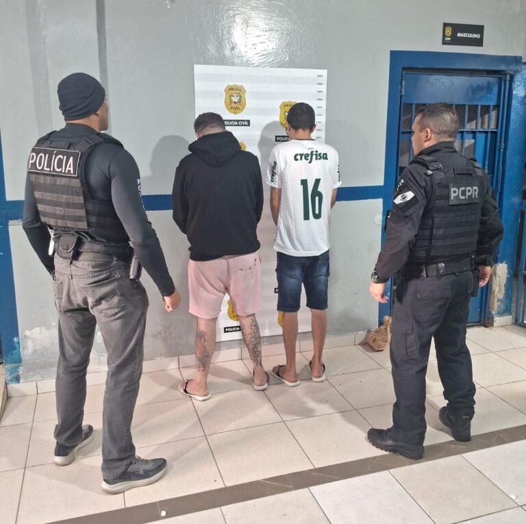 Polícia Civil prende dois procurados armados em ação conjunta entre Santa Catarina e Paraná