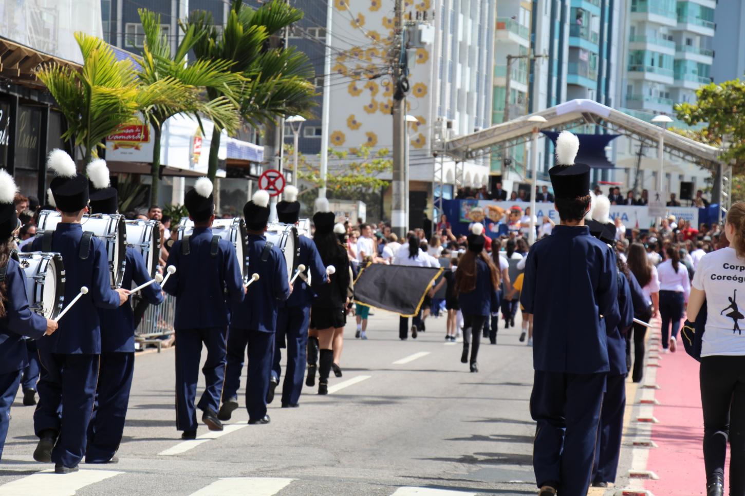 Balneário Camboriú promove desfiles cívicos de 7 de setembro no Centro e na Barra