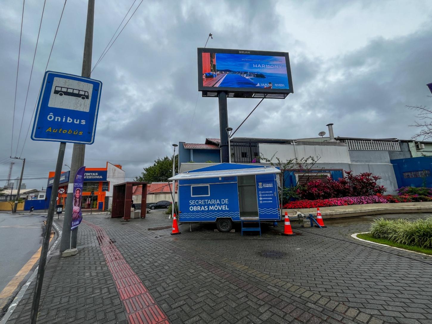 Secretaria de Obras Móvel atende no Centro de Balneário Camboriú nesta semana