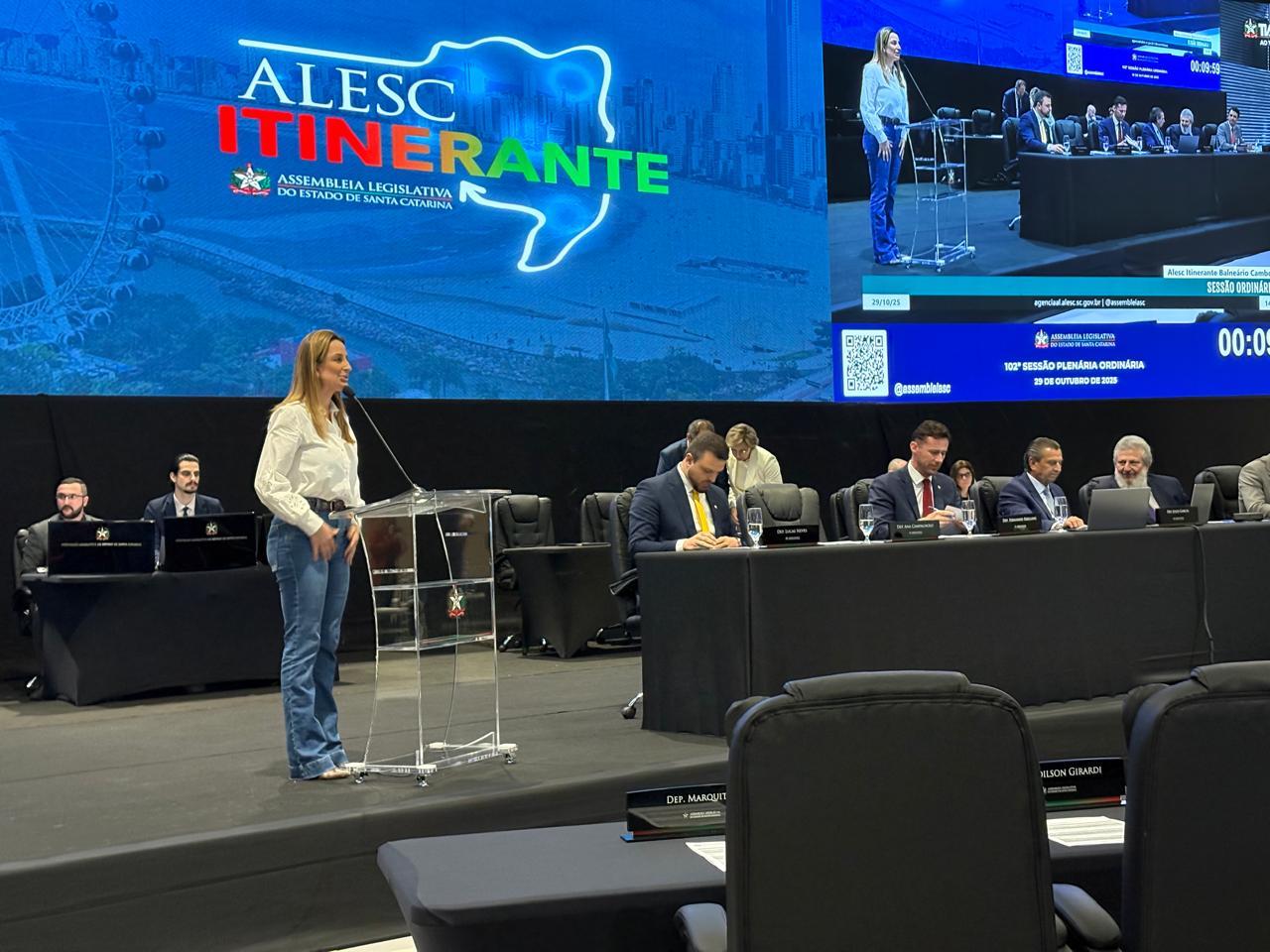 Segurança de Balneário Camboriú foi pauta no Alesc Itinerante