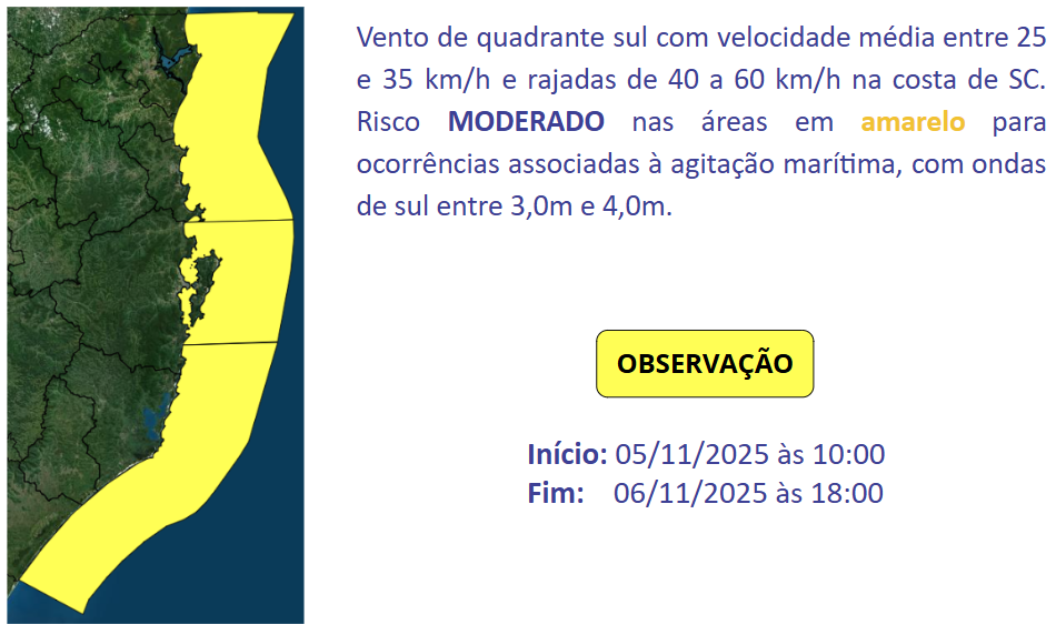 Sol e calor anunciam mudança no tempo em Santa Catarina